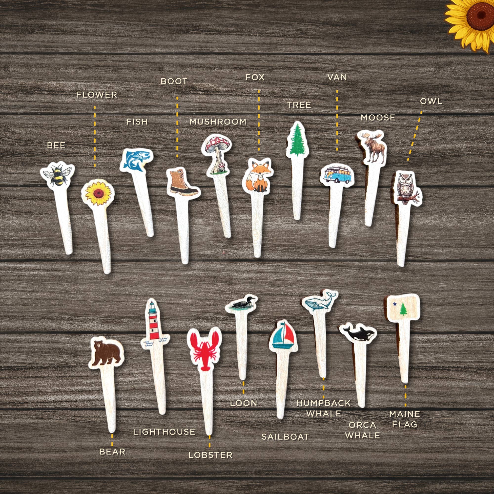 Cast & Carve – Großhandel Brettspiele – Vollfarbige Kribbage-Klammern für Wildtiere — Maßgefertigt14