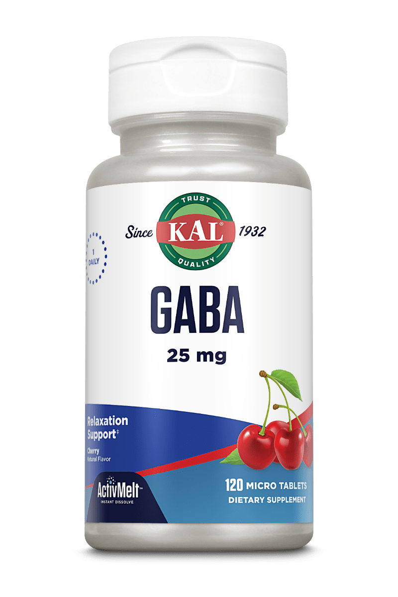KAL - Wholesale Oral Supplement/Vitamin - GABA 25 mg ActivMelt®  Tablets0