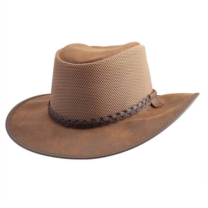 American Hat Makers - Wholesale Fedora - Unisex - Wide Brim Outback Sun Hat - Style Breeze