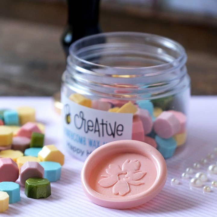 Honey Bee Stamps - Wholesale Wax Melt - Happy Hearts - Wax Seal Melts2