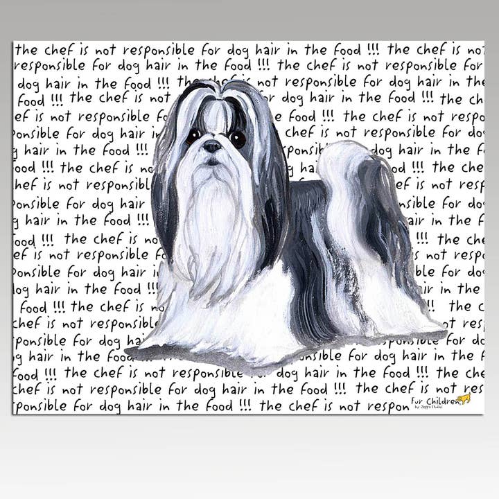 Planche à découper Shih Tzu pour la vente par Zeppa Studios