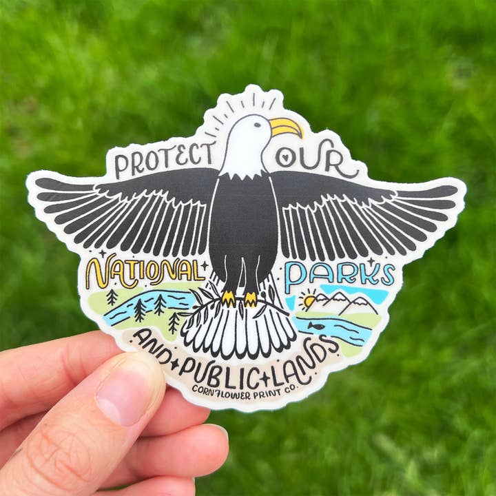 Vinyl Sticker | National Parks for wholesale by Cornflower Print Co.