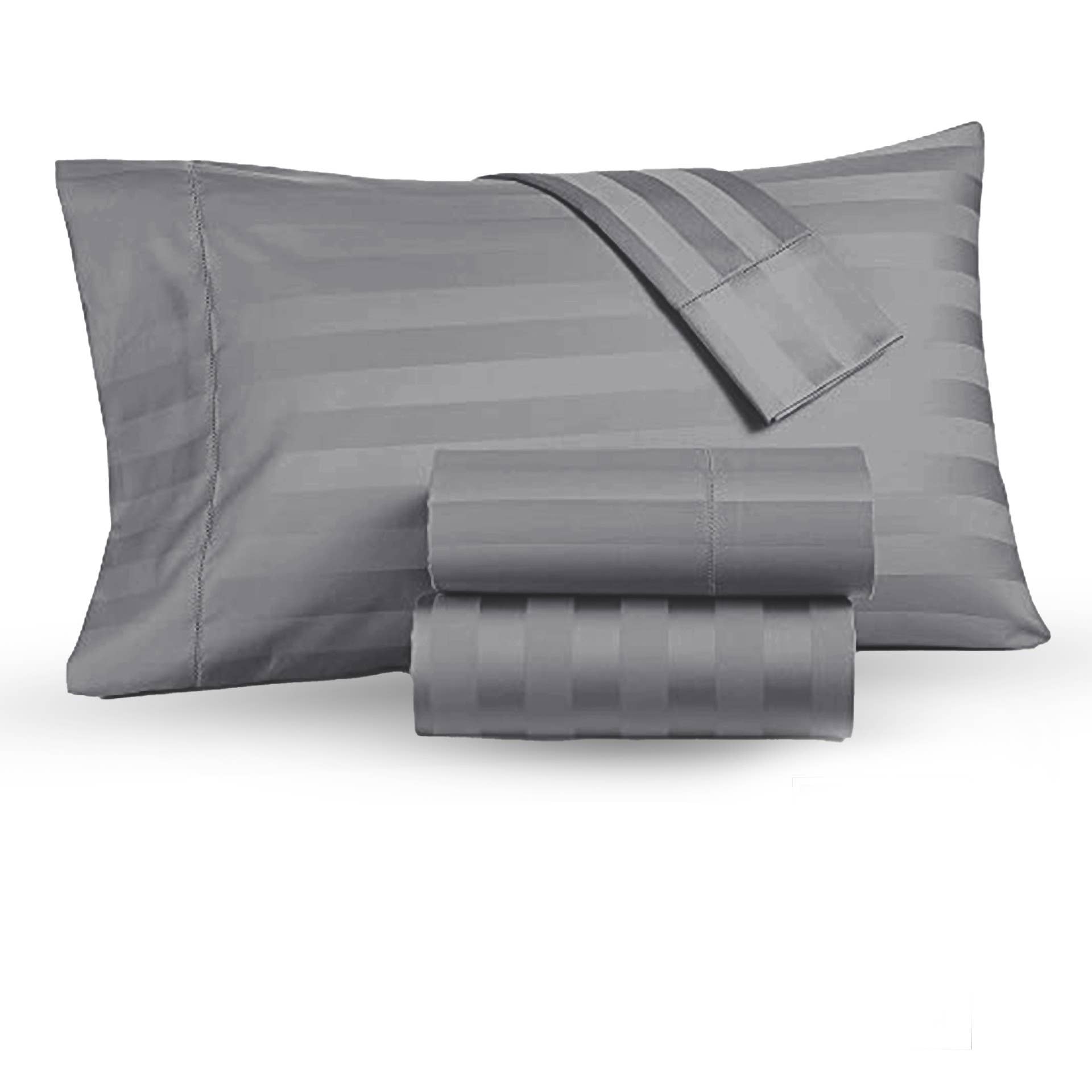 Leluxe Home - Wholesale Sheet Set - Kathy Ireland 6 Pc Striped Sheets  - BONUS PILLOWCASES2
