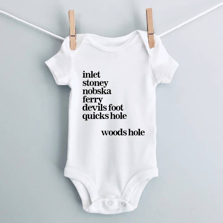 Custom Local — Classic Design Baby Onesie for wholesale by Salt + Fare