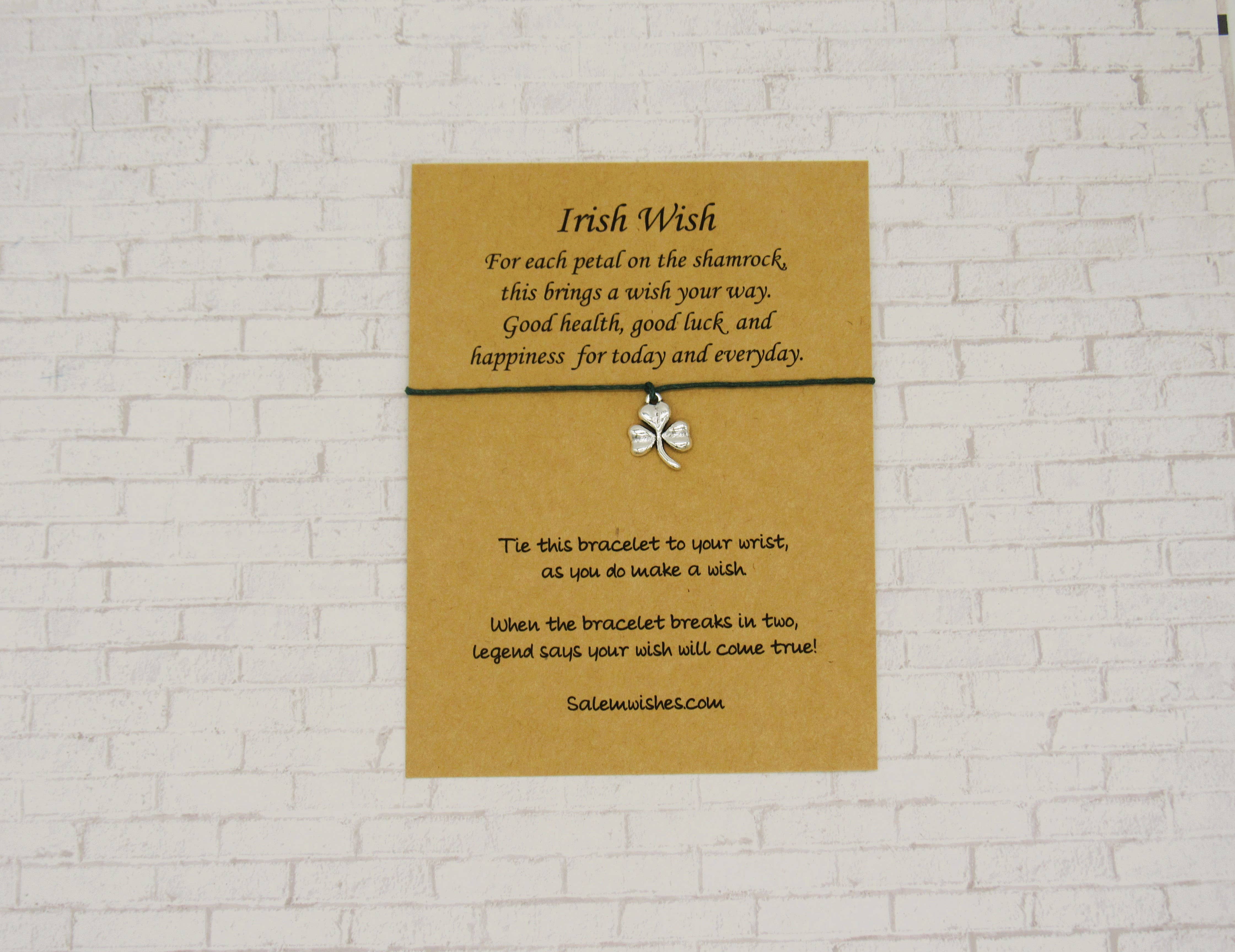Salem Wishes - Wholesale Charm/Dangle Bracelet - Irish Wish Bracelet 2