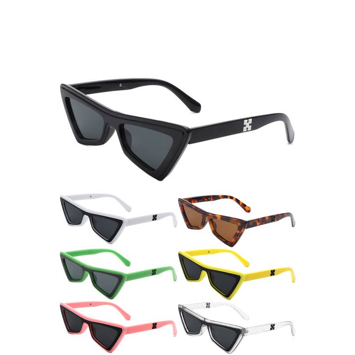 RESIN CAT EYE ASSORTED SUNGLASSES for wholesale by Girly