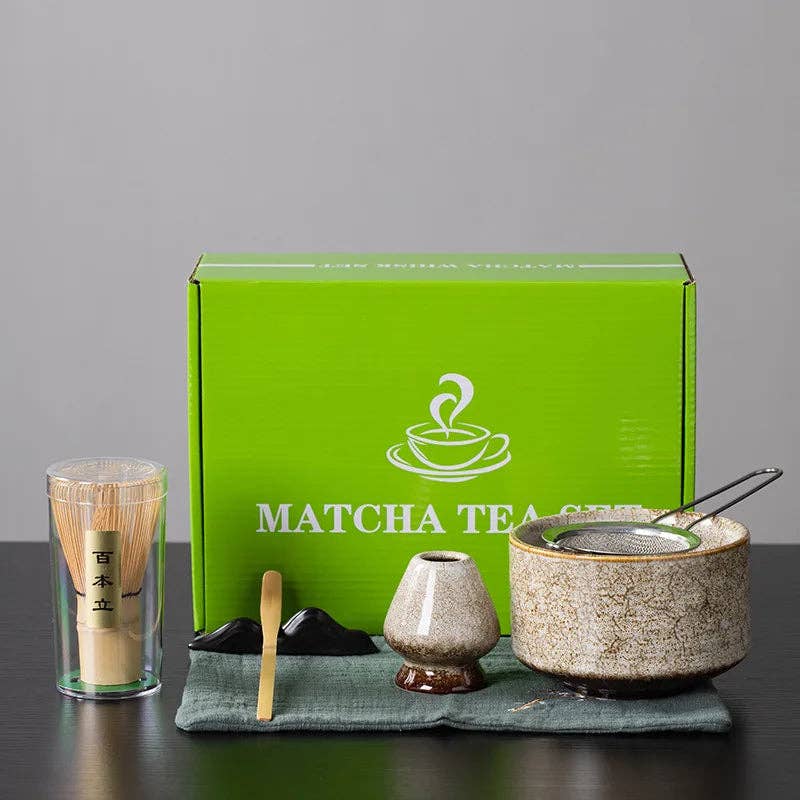 BlakOutlet - Wholesale Tea Set - 4/6/7PCS Japanese Matcha Blender Set53