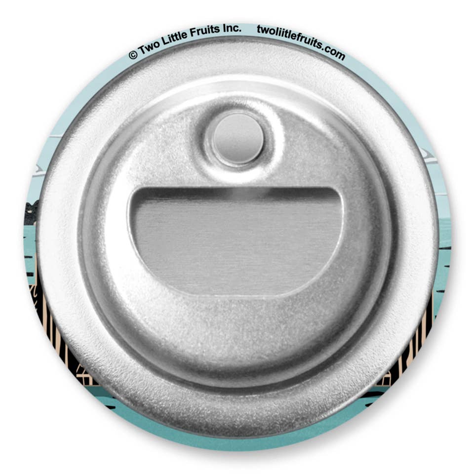 Two Little Fruits – Engroshandel Flaske-/vinåbner – Pacific Northwest søløve flaskeåbner – magnetisk2