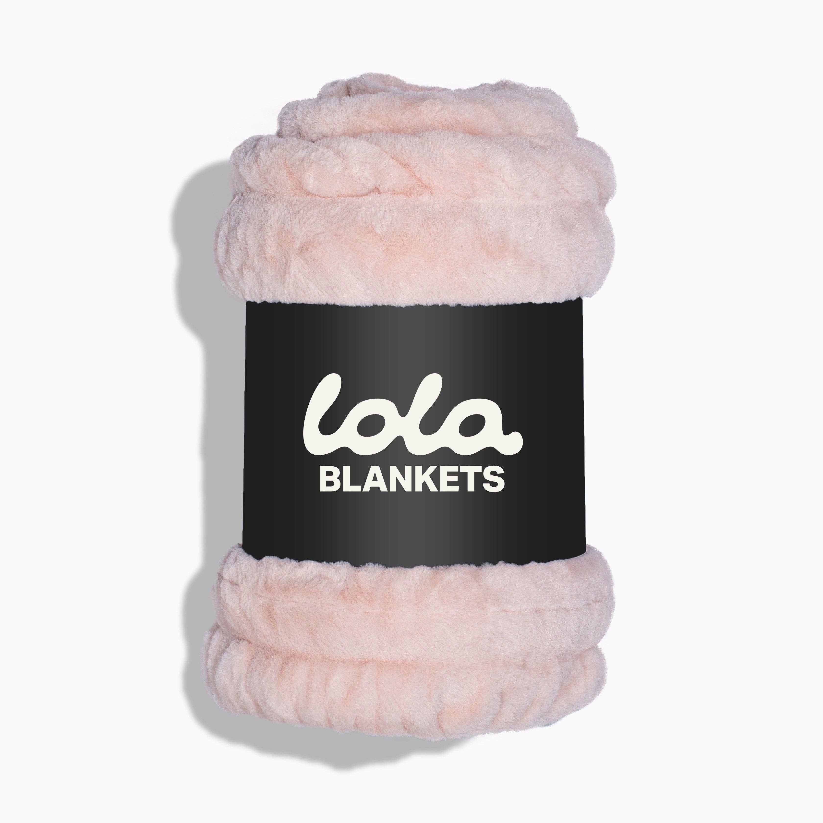 Lola Blankets - Vente Plaids - Rose Blush1
