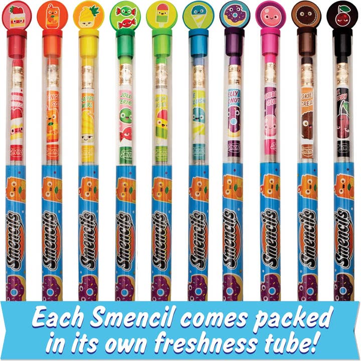 Scentco, Inc - Wholesale Pencil - Graphite Smencils Cylinder - Scented Pencils - 50 Count