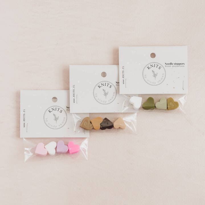 Fermaglio per aghi - Cuori per la vendita all'ingrosso da parte di KNITS by ce AB