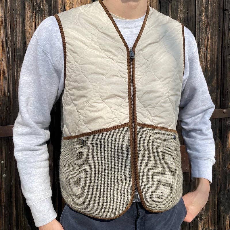 Mecànico Atelier - Wholesale Outerwear Vest - Men's - Waistcoat B6