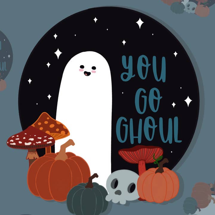 Tu vas Ghoul pour la vente par Mollie Rose Art Co