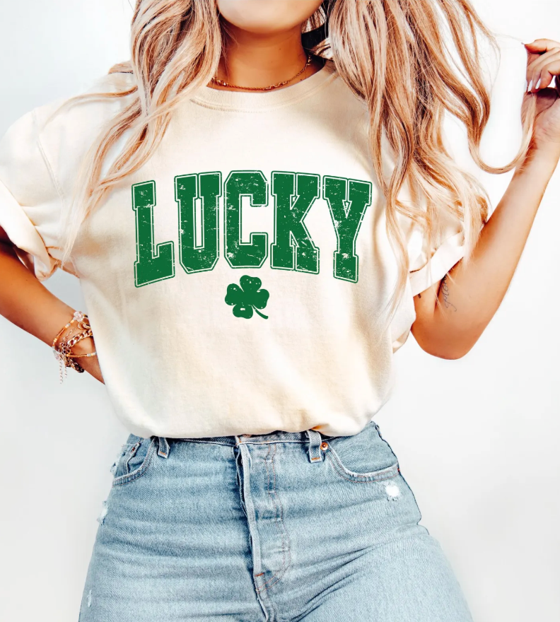 Kiki's Boutique - Venta al por mayor Sudadera estampada - Mujer - Sudadera con cuello redondo Lucky2