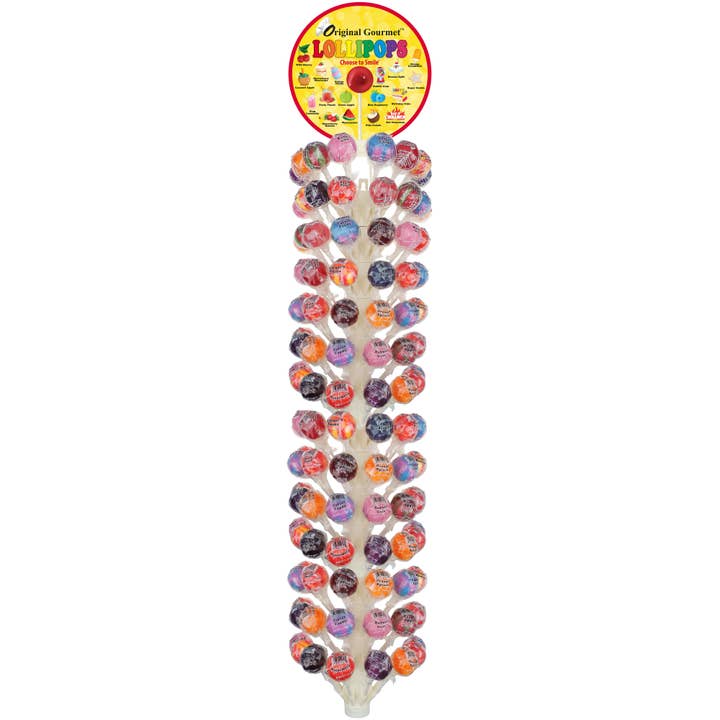 Large Magnetic Display (White) + 240 Lollipops for wholesale by Original Gourmet Food Co.