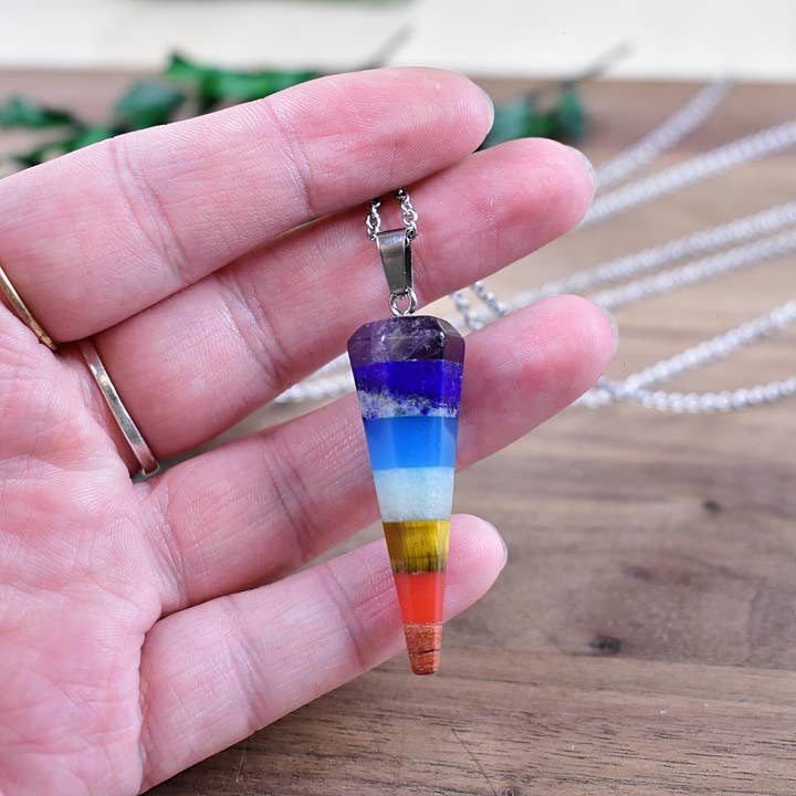 Ewelina Pas Jewelry – wholesale Pendant/charm necklace – Chakra Pendulum Necklace2