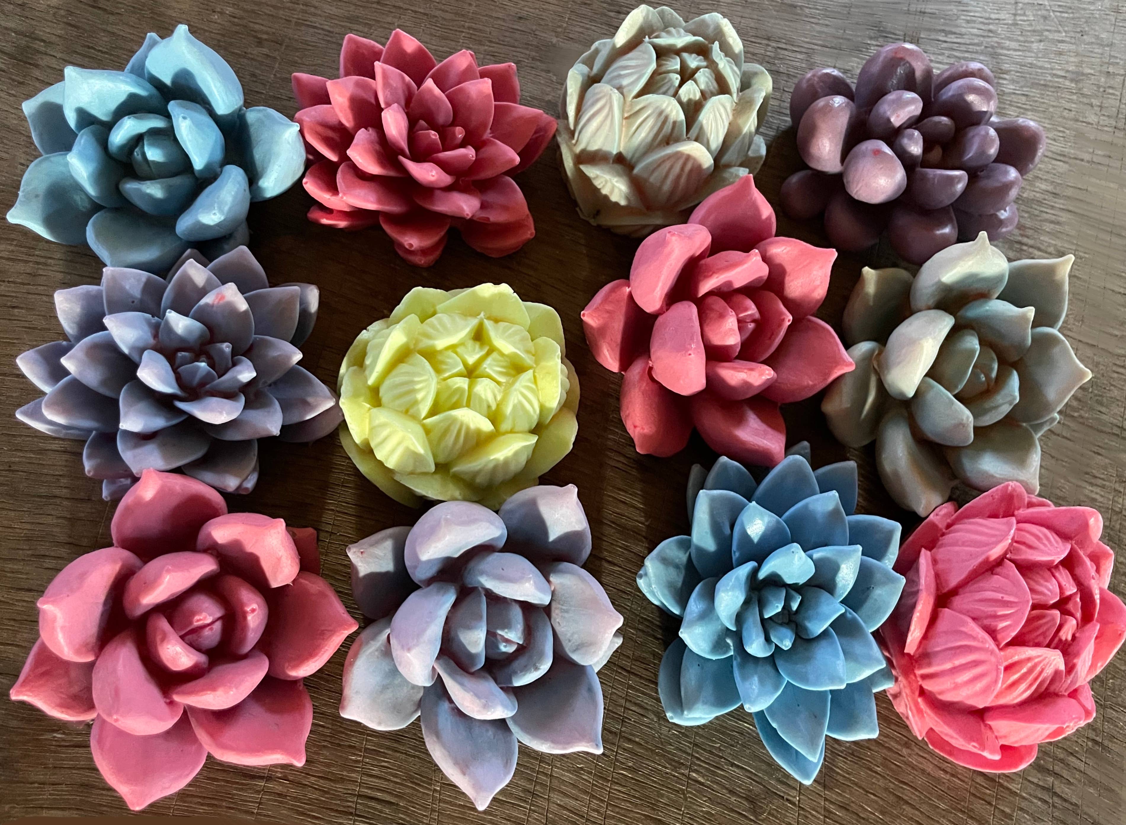 Namaste Home - Wholesale Bar Soap - Soap w/ Hidden Gemstone, Goat's Milk Lotus + Succulent Soap2