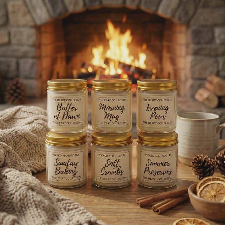 🔥 Conjunto de Mini Velas da Coleção Hearth por atacado de Basically Wicked