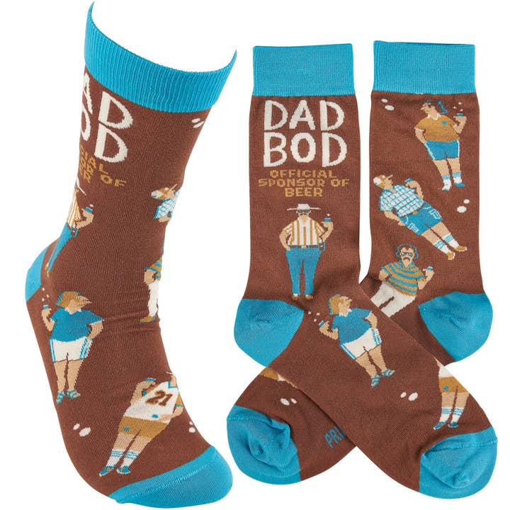 Primitives by Kathy - Wholesale Socks - Unisex - Dad Bod Socks
