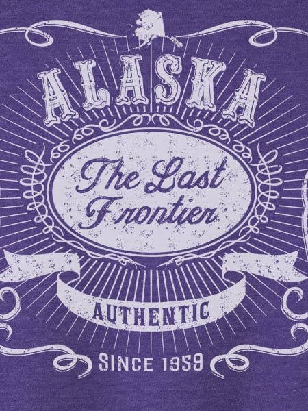 State Pride, Alaska pour la vente par Mason Jar Label