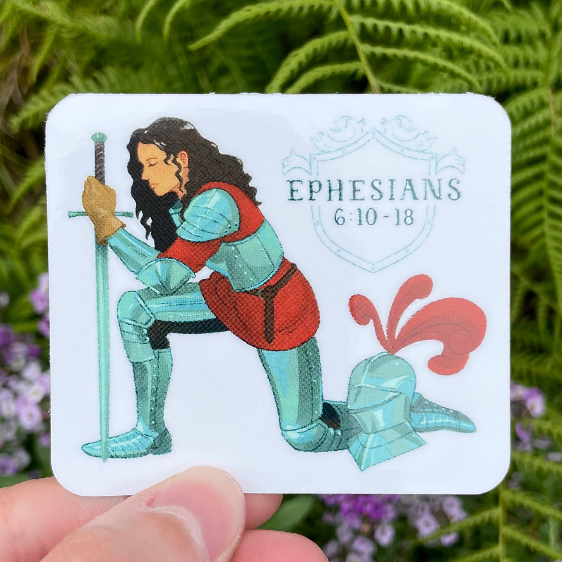 Tiday Art - Wholesale Sticker - Armor of God Vinyl Sticker Bundle – Complete 8 Design Set5