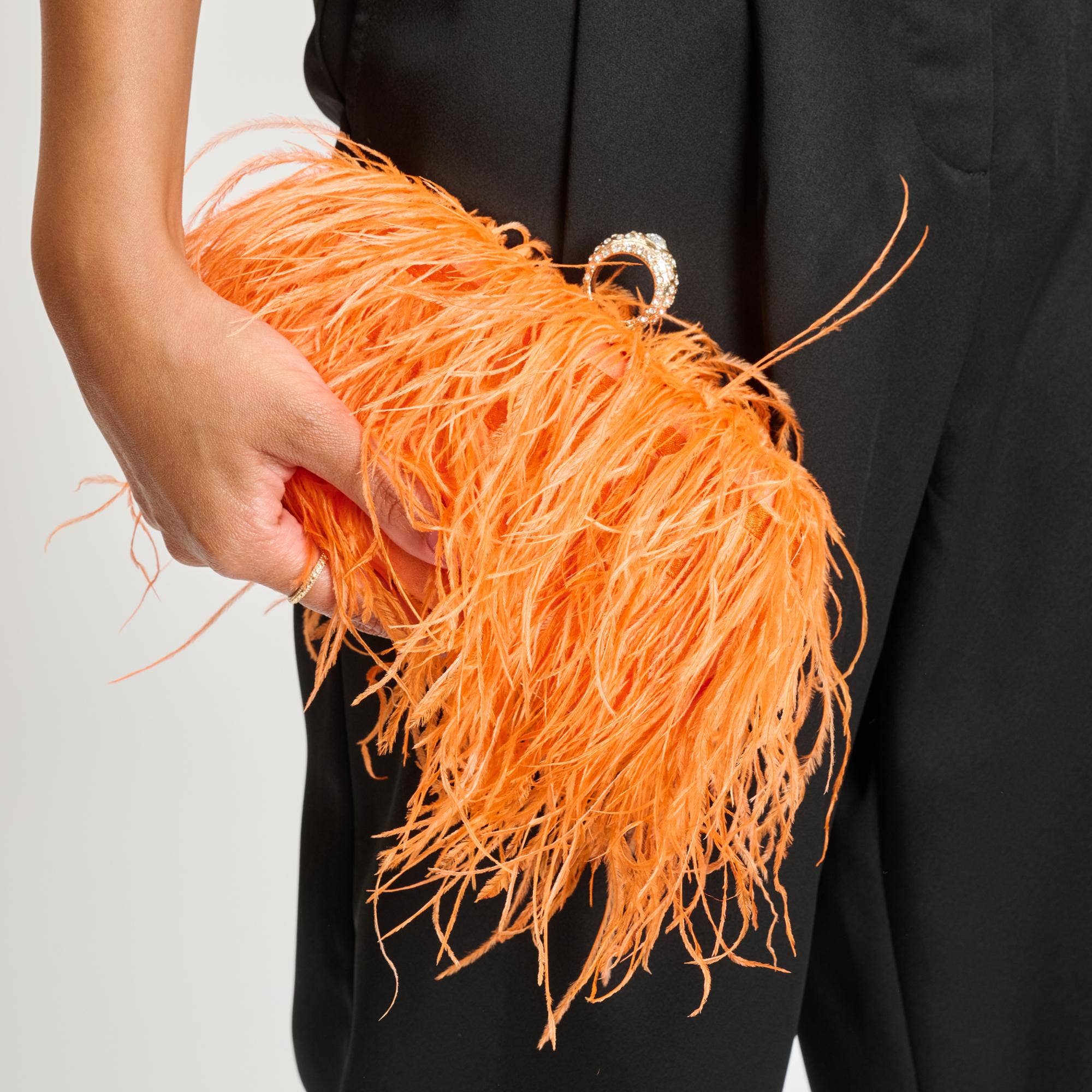 Moda Luxe - Wholesale Clutch Bag - Women's - Harlow Feather Evening Bag26