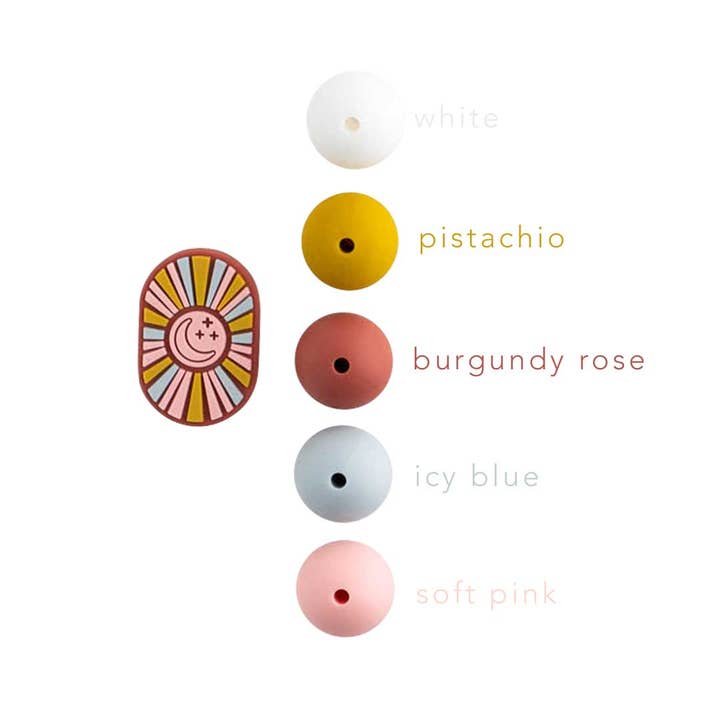 Cara & Co Silicone Craft Supply - Wholesale Craft Supplies - Boho Ray Silicone Focal Beads4