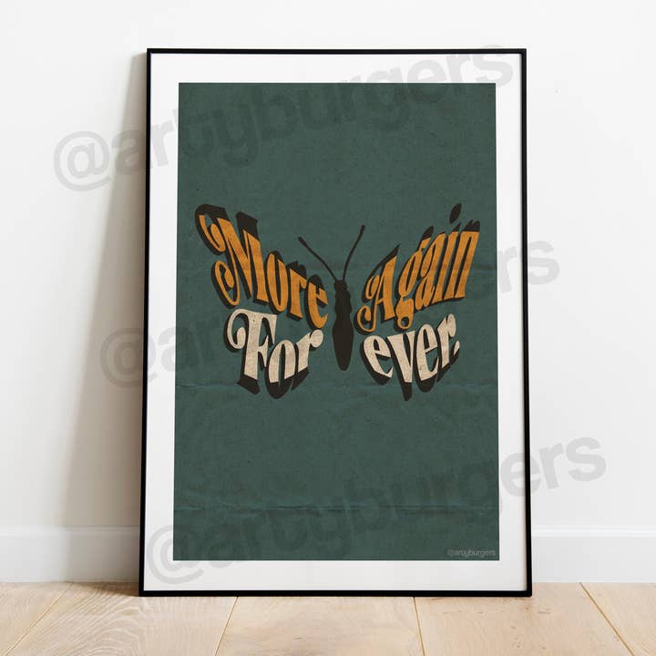 More. Again. Forever. Inspired | Rock Indie Lyrics Inspired for wholesale by ArtyBurgers