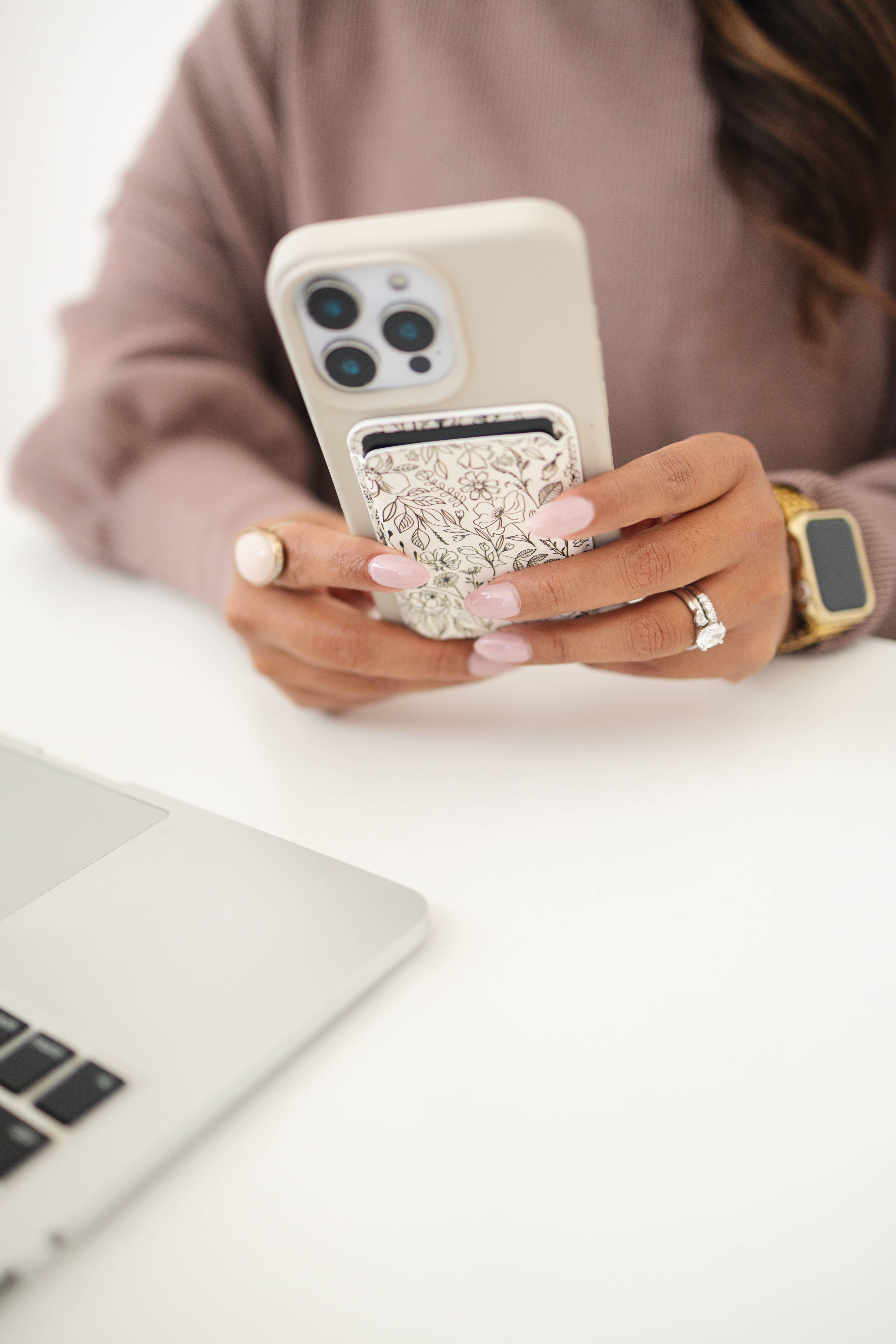 Frederick Family Co. - Vente Étui portefeuille pour téléphone – femme - Porte-cartes magnétique pour téléphone compatible iPhone 12 à 163