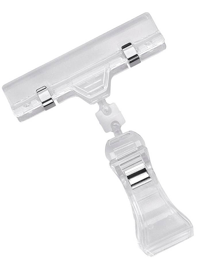 Small Pop Clip Sign Holder - Pack of 10 for wholesale by Store Supply Warehouse