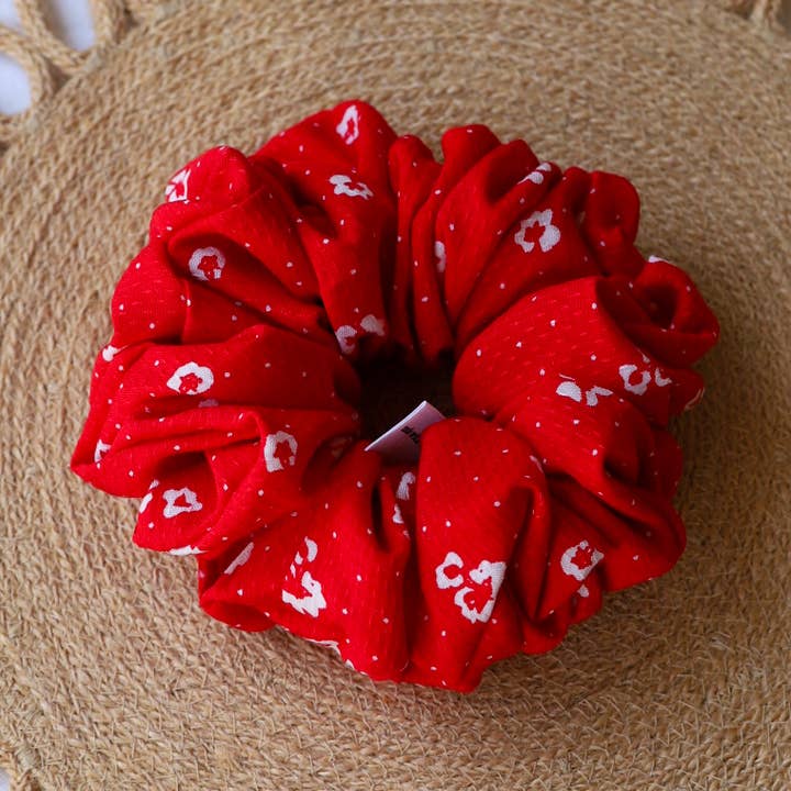 Red Floral Scrunchie and other Purchase Wholesale red scrunchie. Free Returns & Net 60 Terms on Faire trending on Faire.