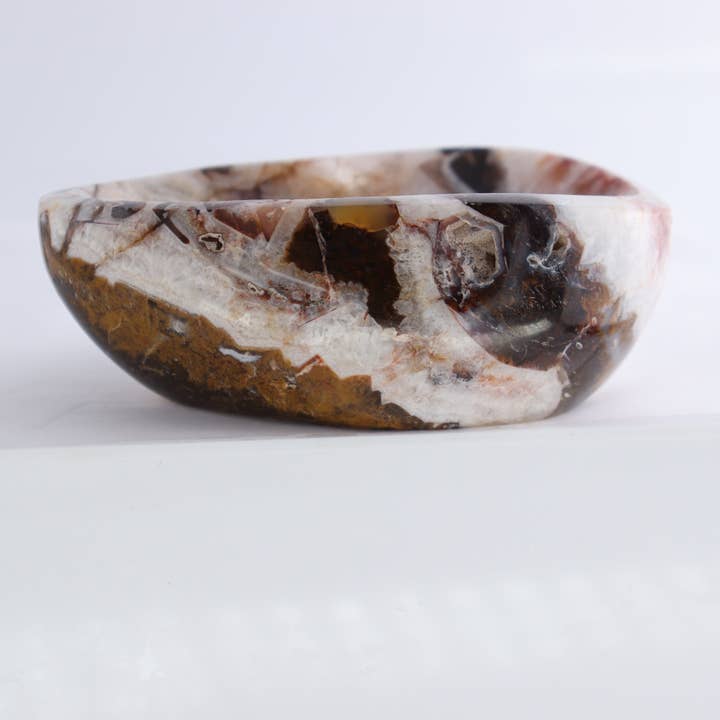 Mi Esperanza Minerals - Wholesale Decorative Plate/Dish/Bowl - Agate Bowls Set of 4