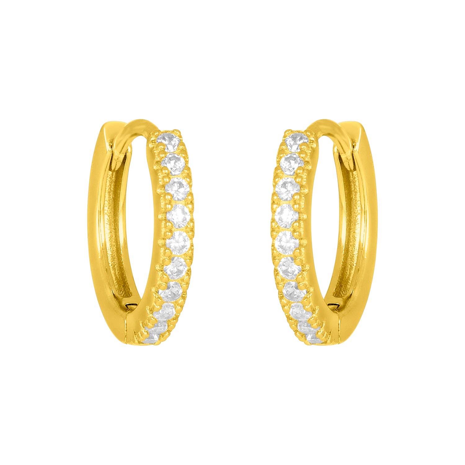 fyb jewelry - Wholesale Huggie Earrings - PETITE BLYTHE HUGGIES