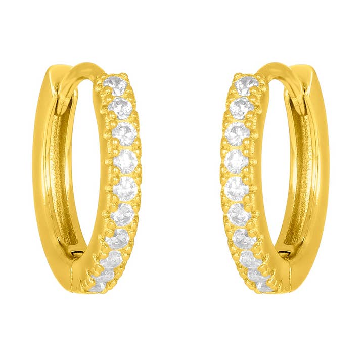 fyb jewelry - Wholesale Huggie Earrings - PETITE BLYTHE HUGGIES0