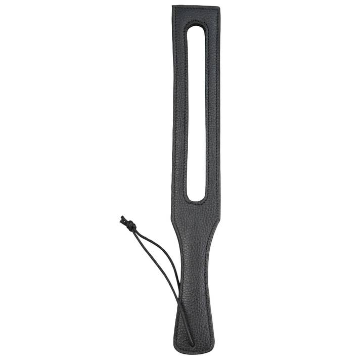 Paddle - Leather Tawse Style Long with Slot Hole for wholesale by Plesur Body Products