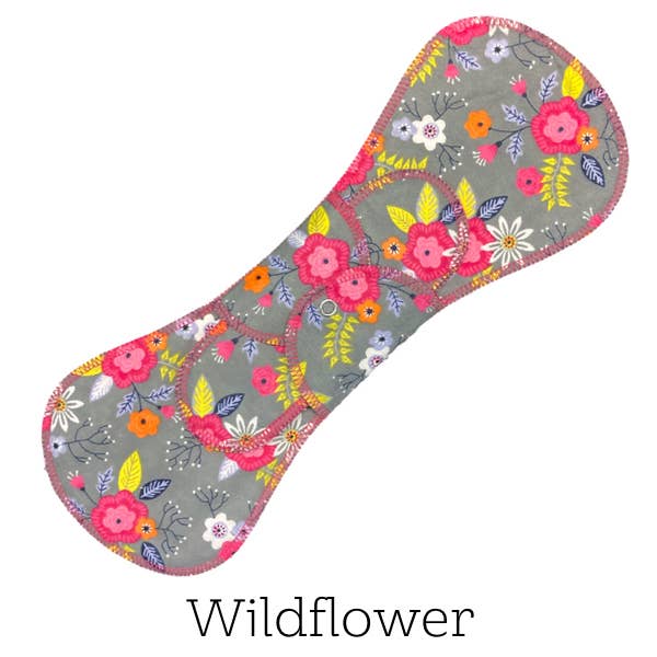 GladRags - Venta al por mayor Ropa interior menstrual - Mujer - Pack de 1 almohadilla nocturna, colores surtidos2