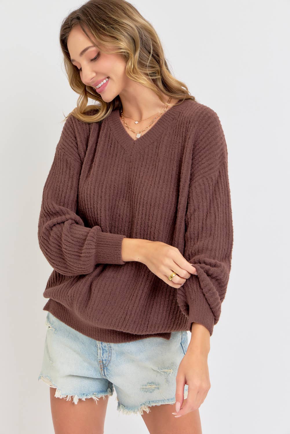 Sweet Lovely by Jen - Wholesale Knit Sweater - Women's -  EVERYDAY CASUAL  SWEATER49