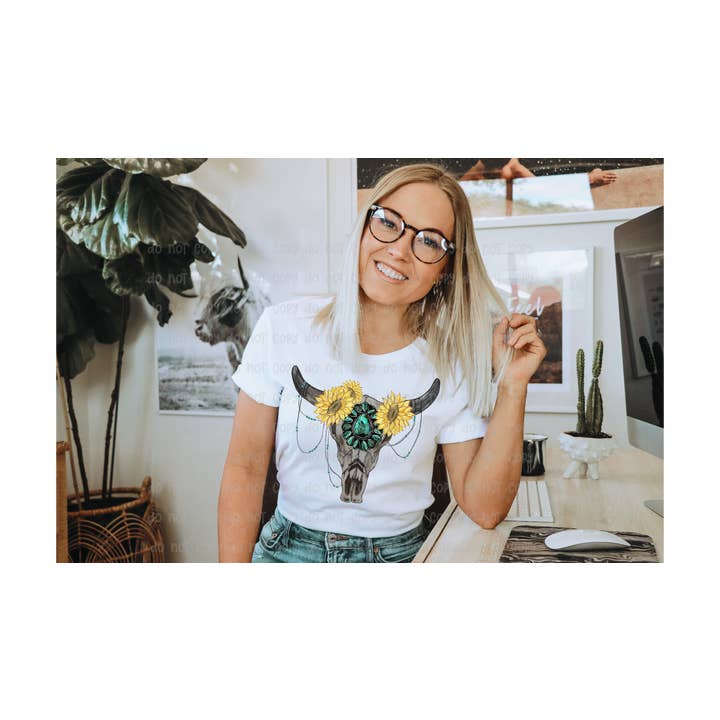 BOHO BULL - DTF Transfer for wholesale by Sassy and Sublime