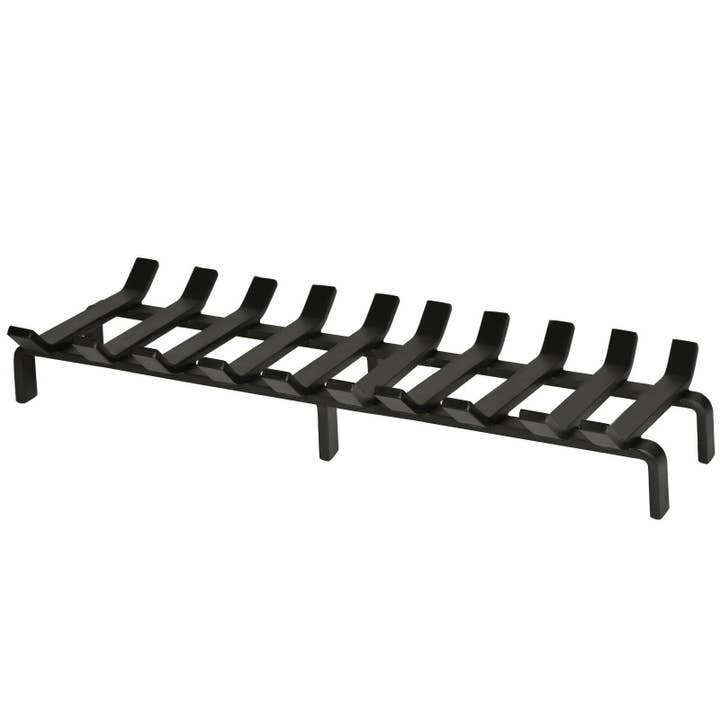 Heavy Duty 26 x 10 Steel Grate for Wood Stove & Fireplace for wholesale by SteelFreak