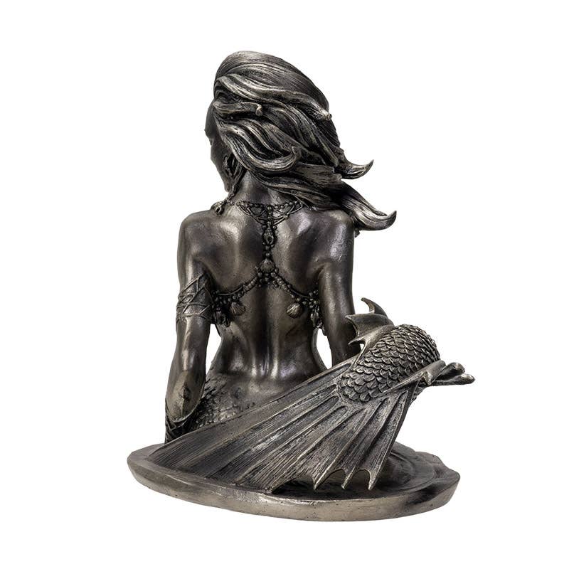 Pacific Trading – wholesale Decorative figurine – Silver Mermaid Siren3