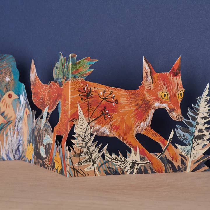 Art Angels - Wholesale Everyday Greeting Card - Three Fold Fox2