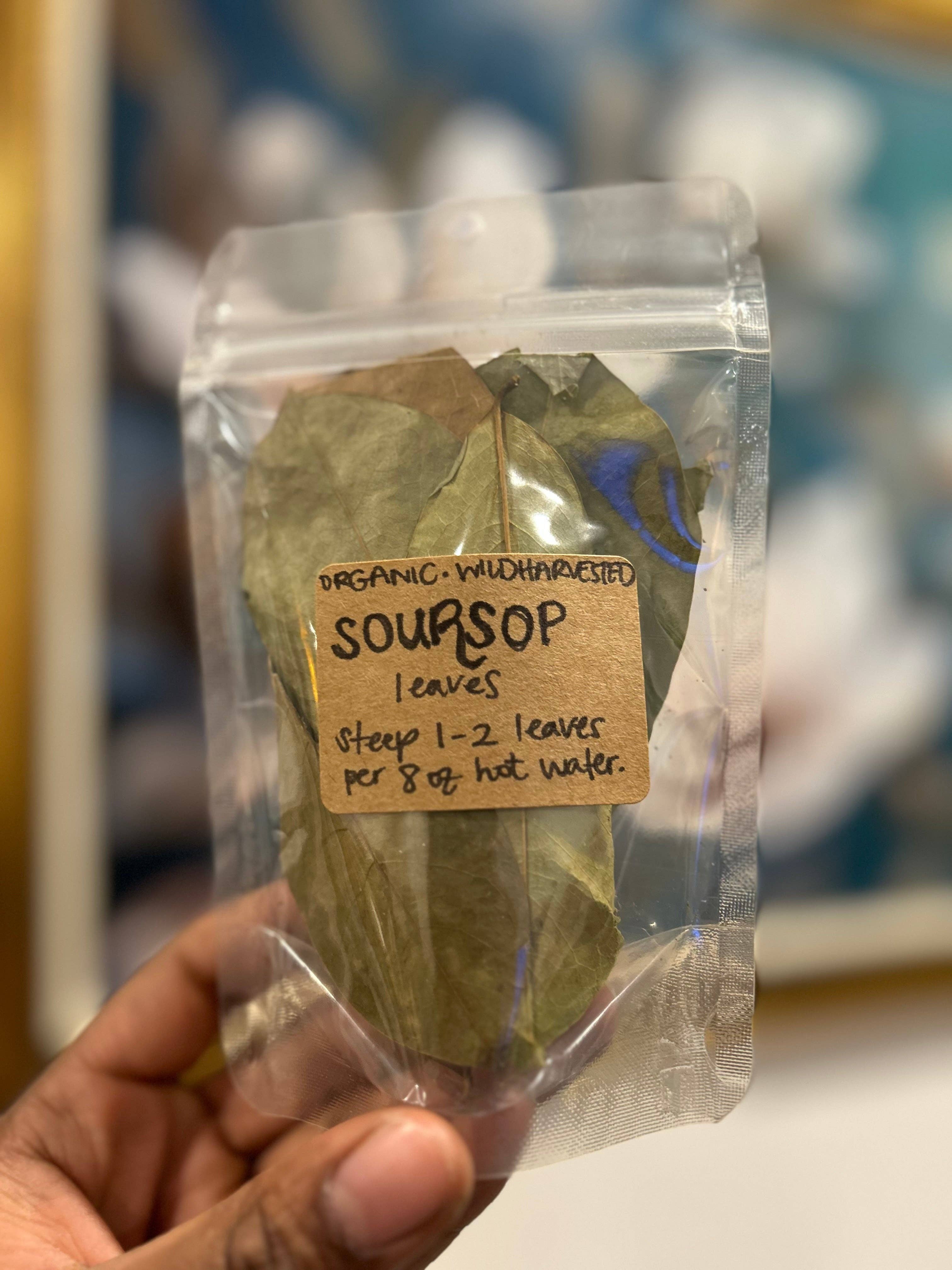 Embodied Divinity Botanica - Wholesale Loose Tea - Organic Dried Soursop Leaves1