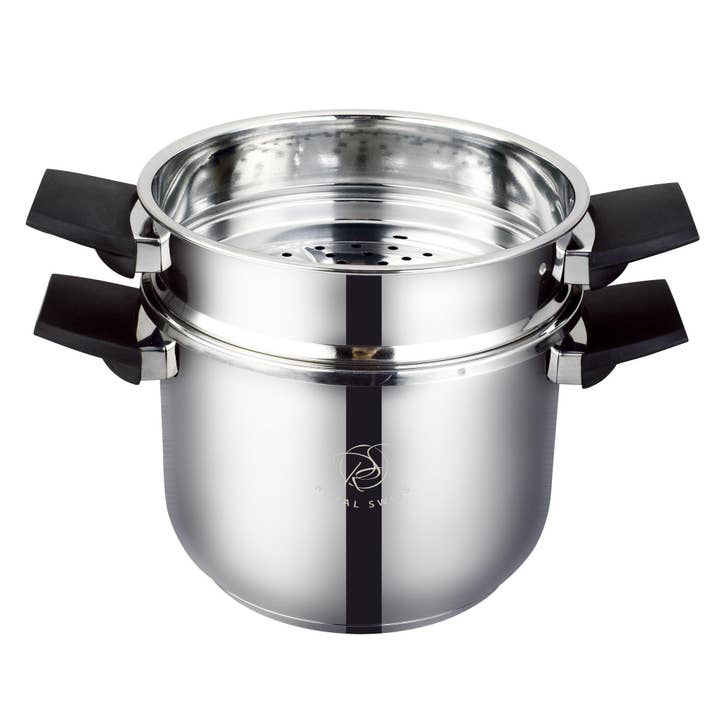 Royal Swiss - Wholesale Cooking Pot - Pressure Cooker + Steamer 4-8-10L