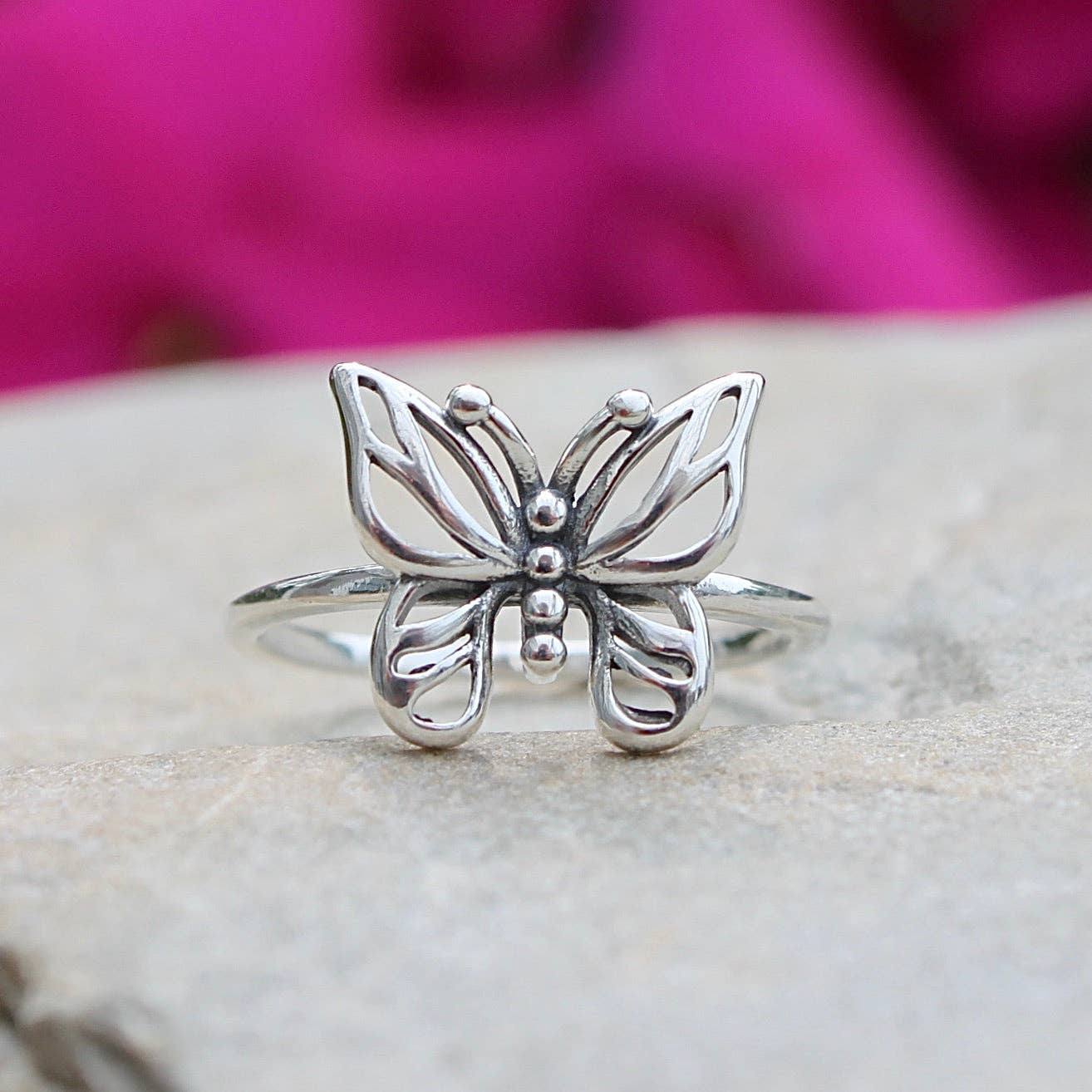 Moonrise Jewelry - Wholesale Band/Stacked Ring - R-79 Butterfly Ring3
