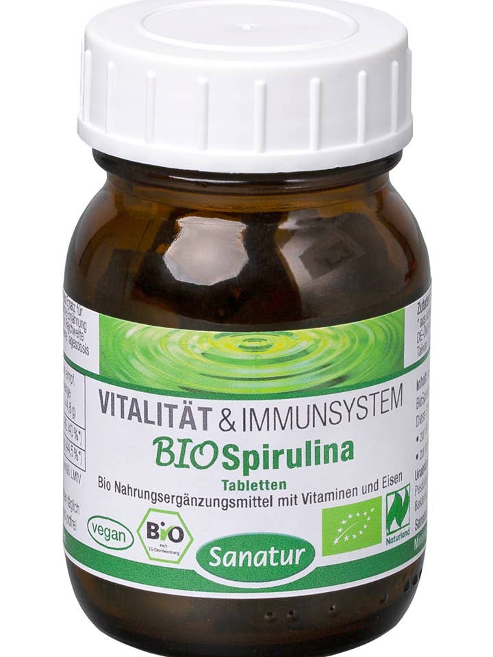 BioSpirulina 100 tablets, VITALITY & IMMUNE SYSTEM* for wholesale by Sanatur GmbH