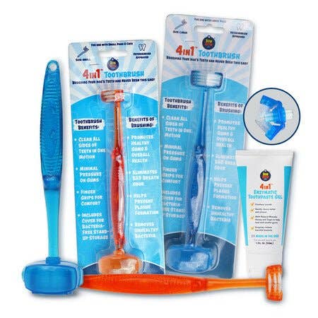 Bow Wow Labs - Wholesale Pet Brush - Cat/Dog - 4in1™ Toothbrush3