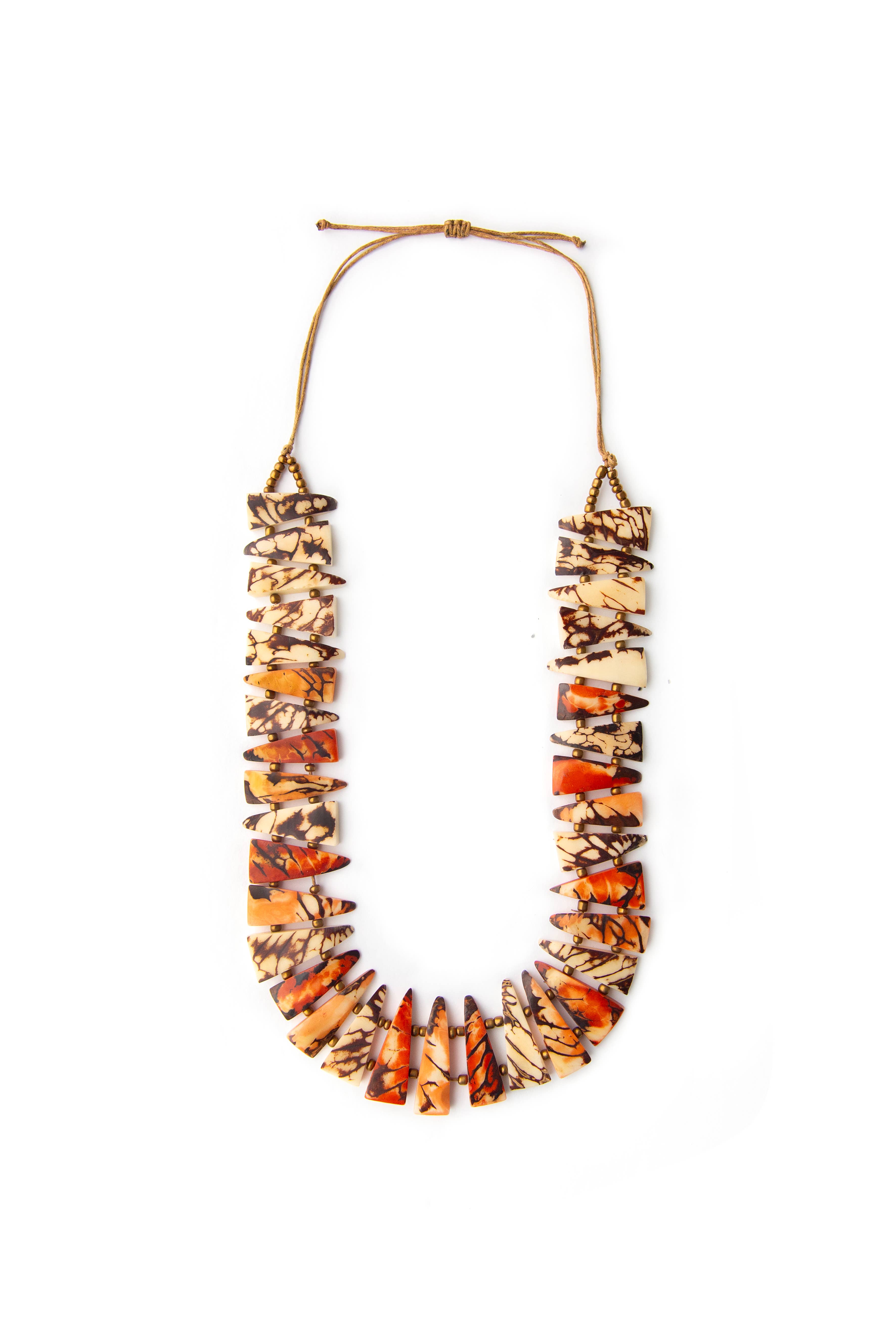 Organic Tagua Jewelry – Engroshandel Perlehalskæde – Ursula halskæde2