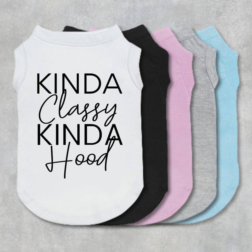 The Honest Dog Company – Engroshandel Trøje - Hund – Kinda Classy Kinda Hood Hund Shirt0