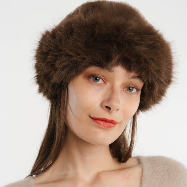 JULIA PARIS – wholesale Bucket Hat - Dam – Fuskpälsmössa