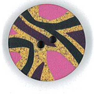 NEMARK - Wholesale Sewing Button/Snap - WHITE CORK PRINTED BUTTON5